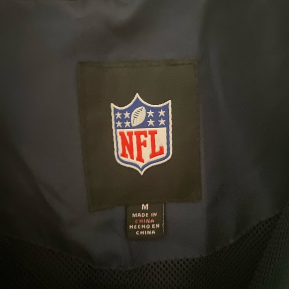 NWT NFL Team Apparel 1/4 Zip Seattle Seahawks Windbreaker Medium - Picture 3 of 12